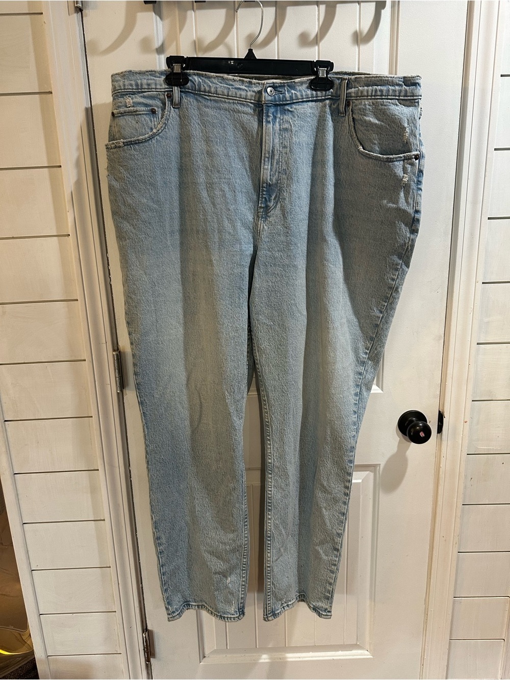 Abercrombie & Fitch the 90s straight ultra high rise curve love